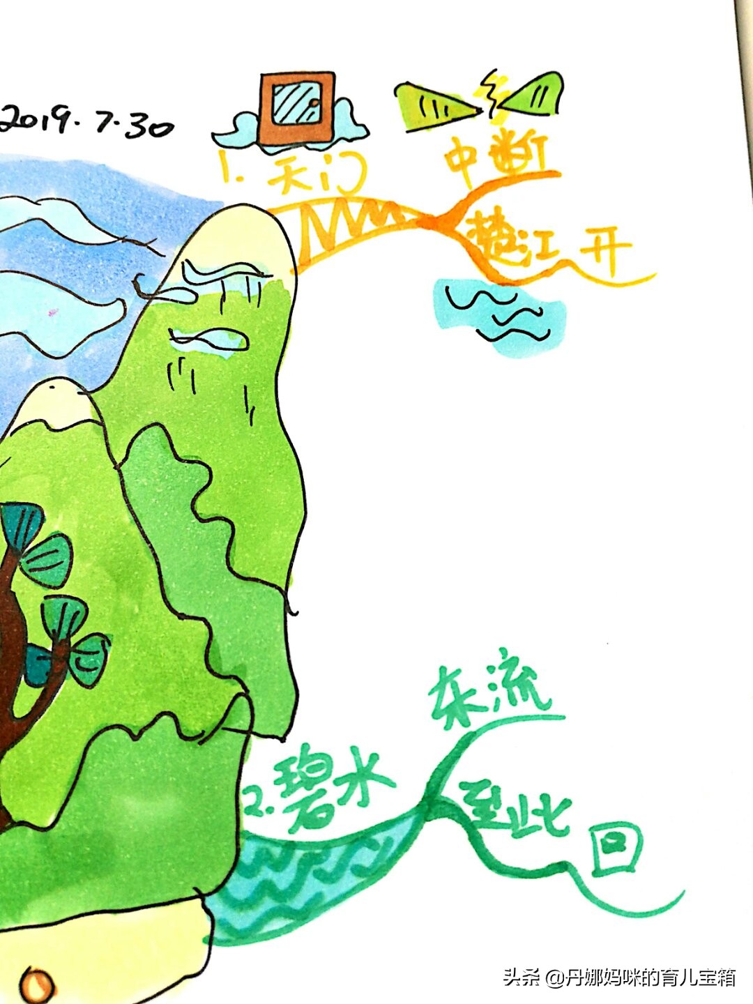 幼儿必背古诗100首望天门山李白,儿童学古诗唐李白望天门山