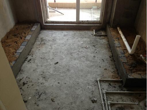 做砖夹石橱柜,老公非要自己动手装修