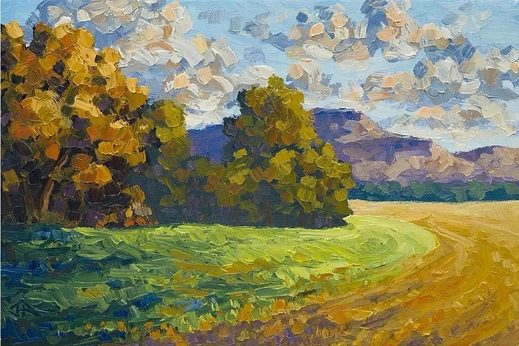 唯美壮丽的印象派风景油画,意境优美的古典风景油画欣赏