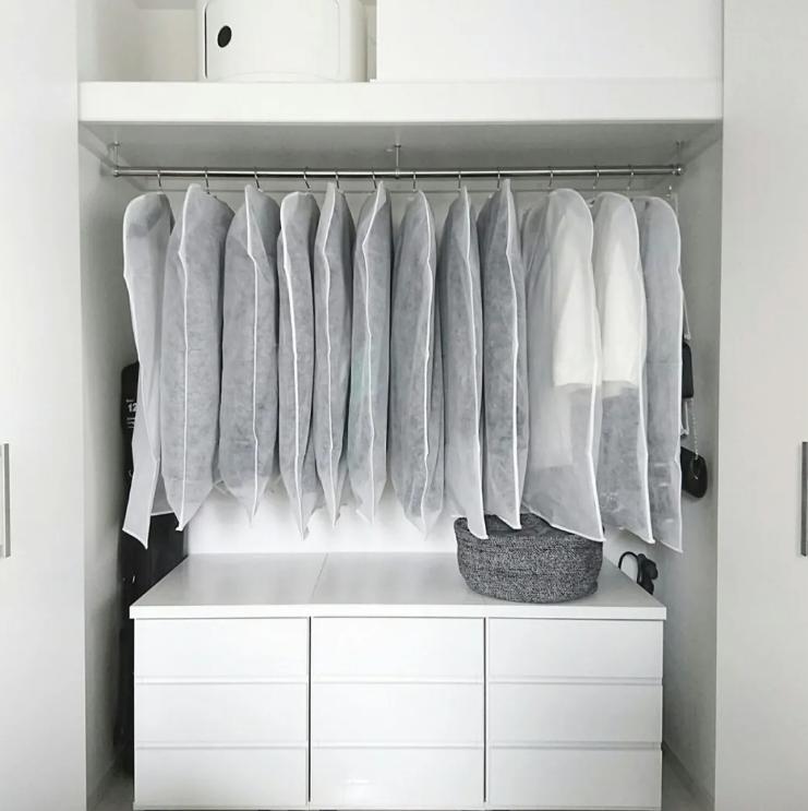 家里不穿的旧衣怎么收纳,小空间换季衣服收纳