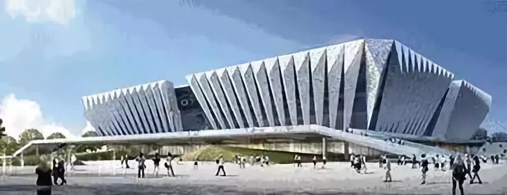 西安奥体中心二期效果图,西安奥体中轴陆港之翼