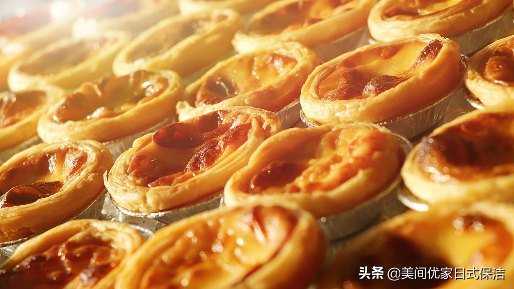 无添加剂自制蛋挞,自制蛋挞香香的酥皮蛋挞出炉了