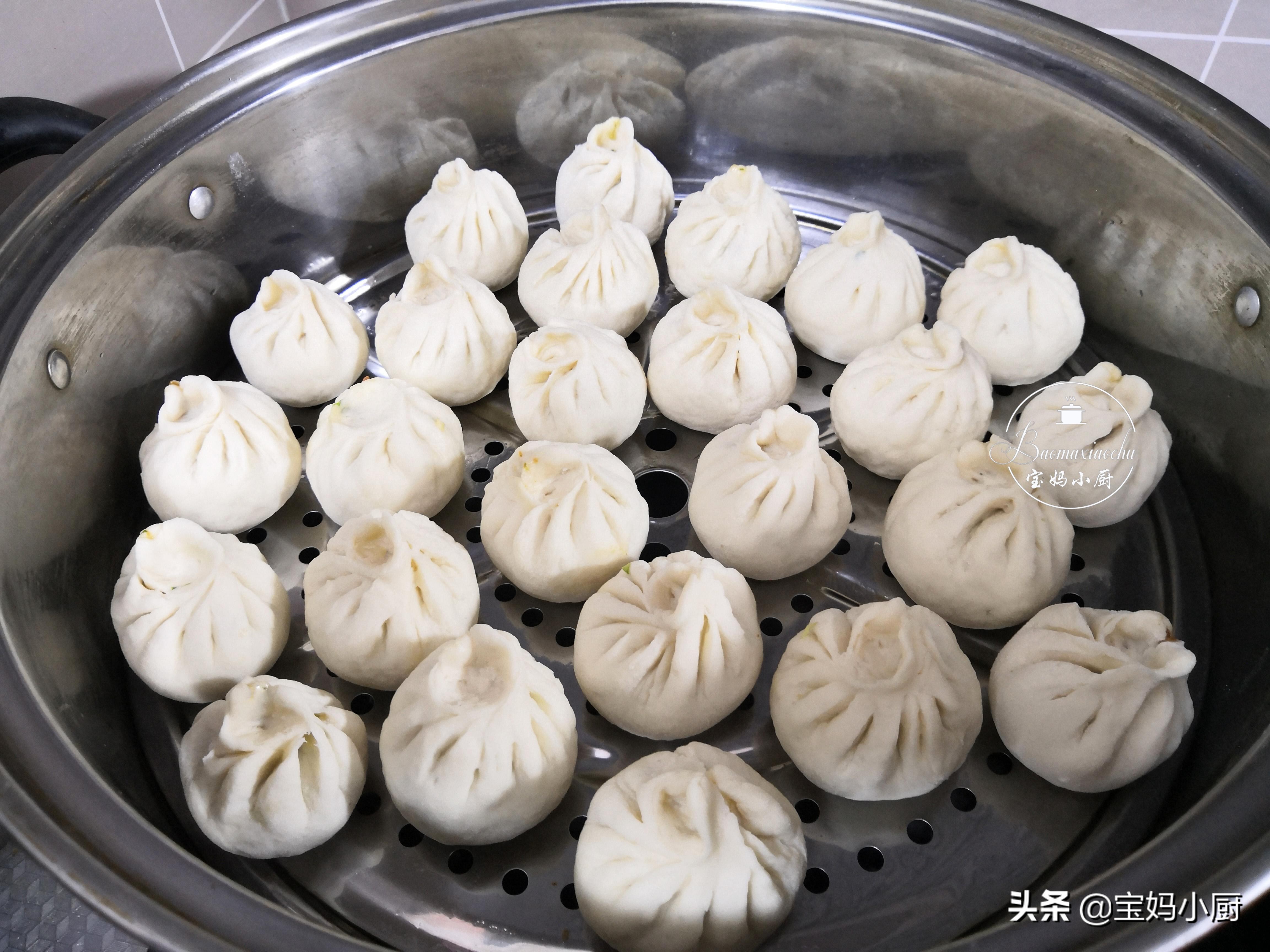 宅家里做包子怎么做,早餐店蒸包子发面最佳方法