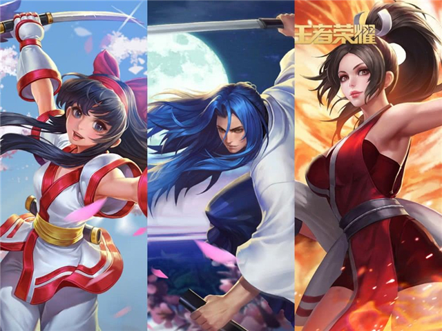 snk四个皮肤一起出场,snk娜可露露侍魂