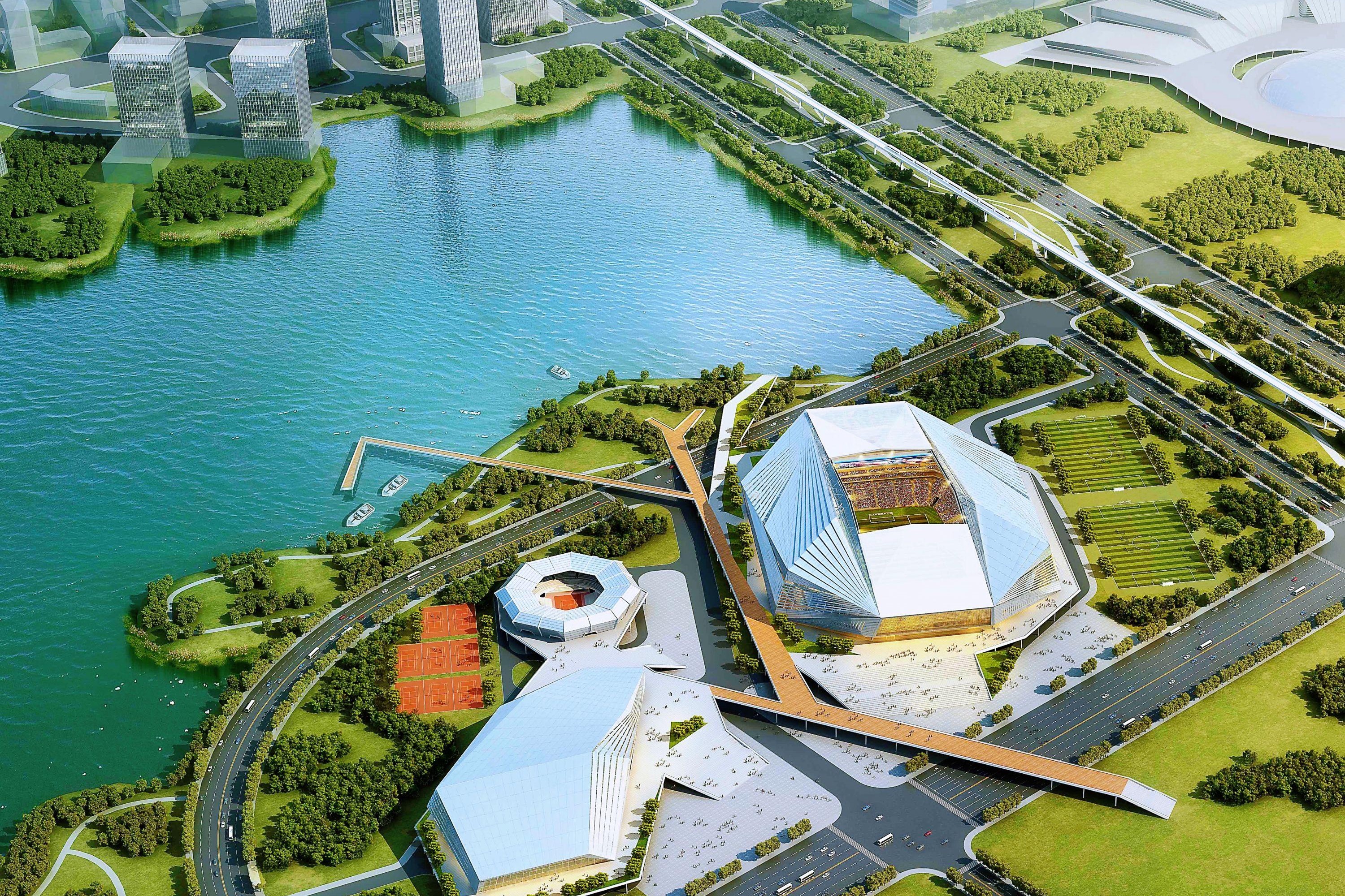 武汉体育中心多少钱修建的,武汉新建体育中心