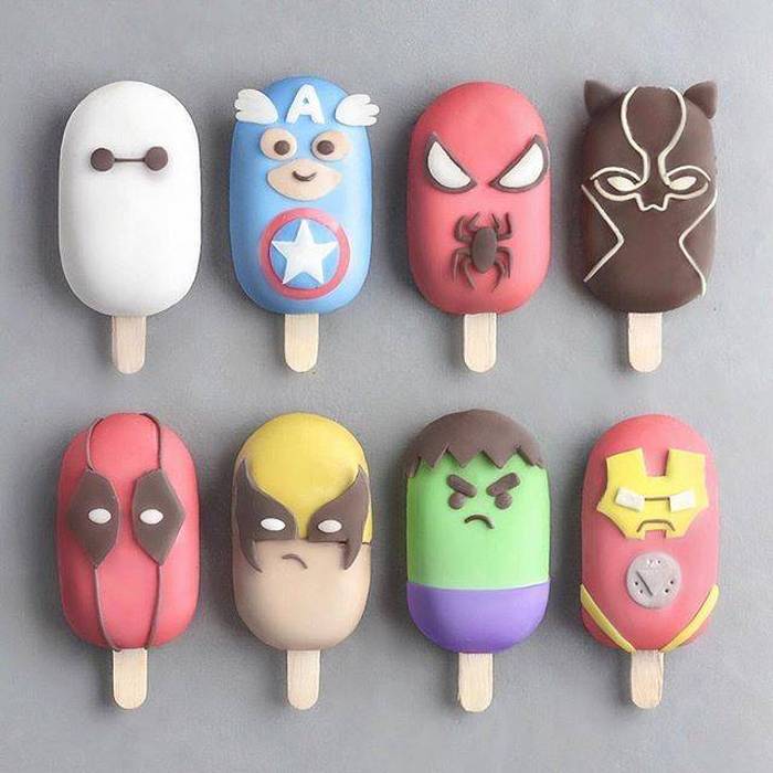 卡通粘土雪糕大集锦