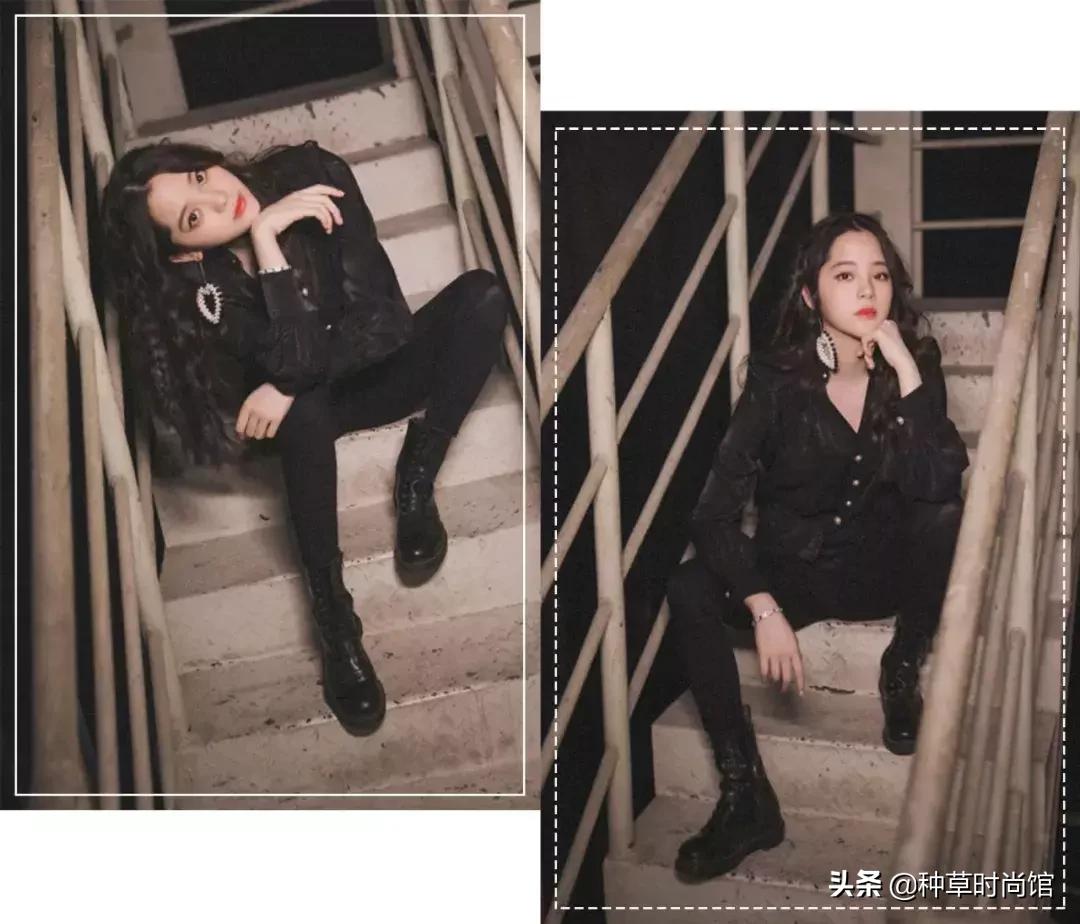 羊毛卷头发t恤穿搭,夏季烫羊毛卷穿搭