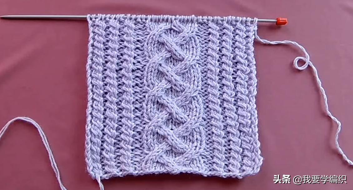粗线织围巾花样大全,粗线织围巾的花样图解