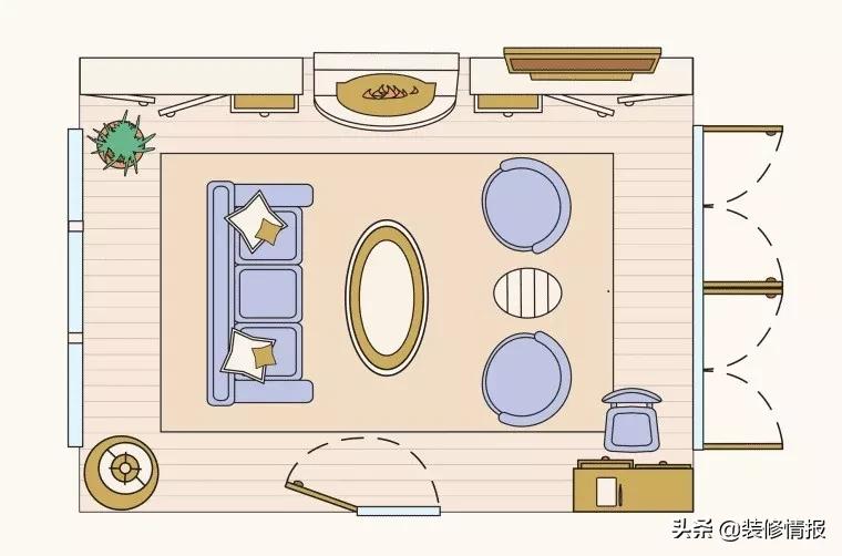 经典客厅布置100种简单,100个客厅布局合集