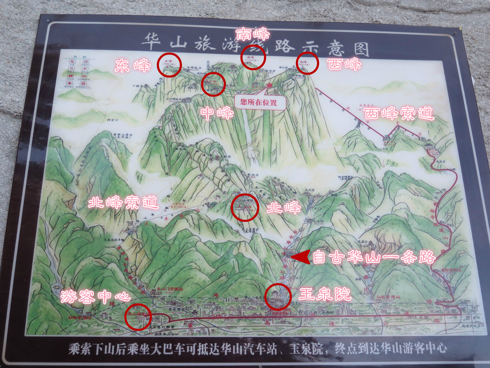 西安华山三日游旅游全攻略,西安华山三日游详细攻略图
