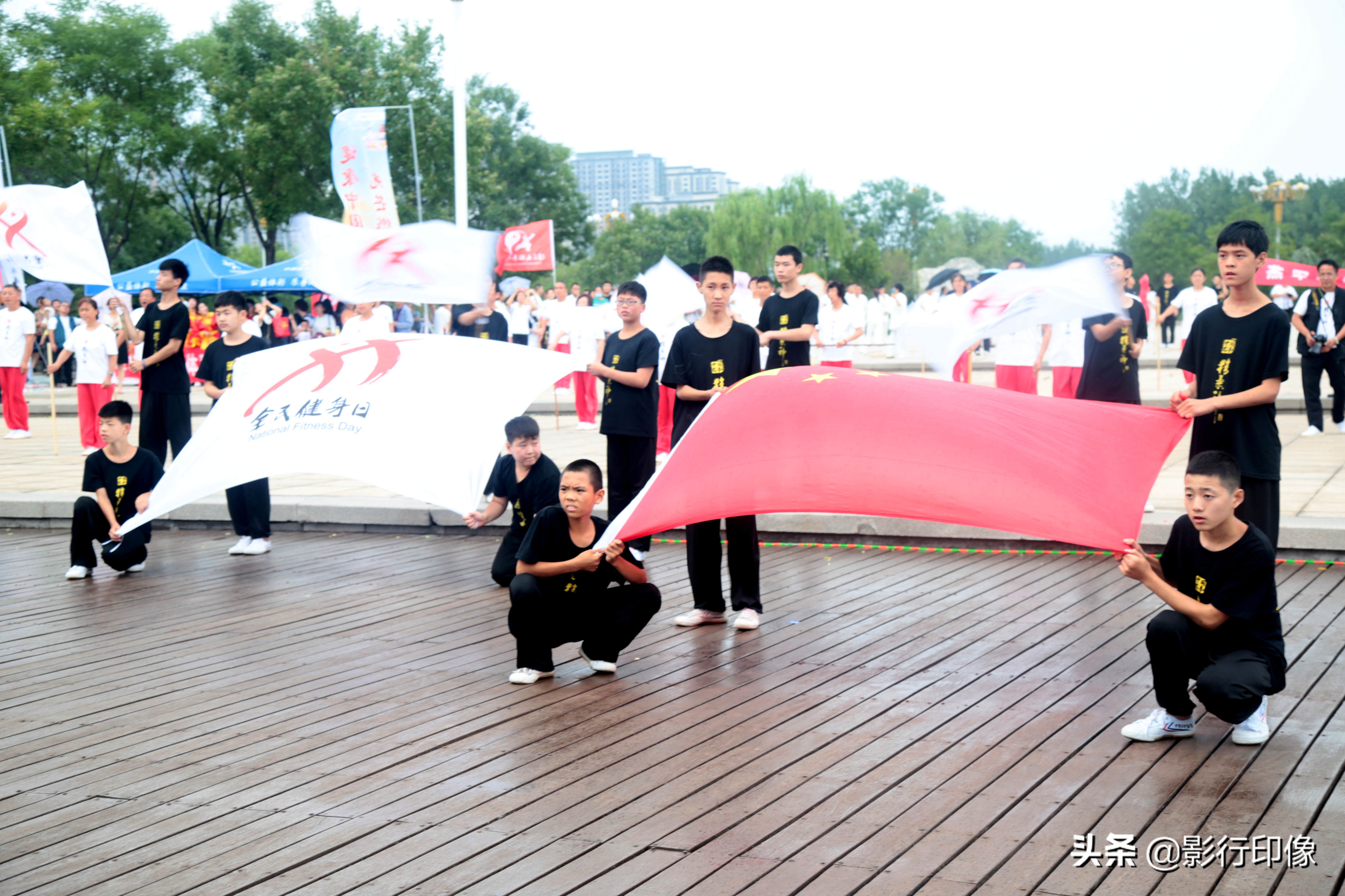 临汾市2020年全民健身启动仪式在在九州广场举行