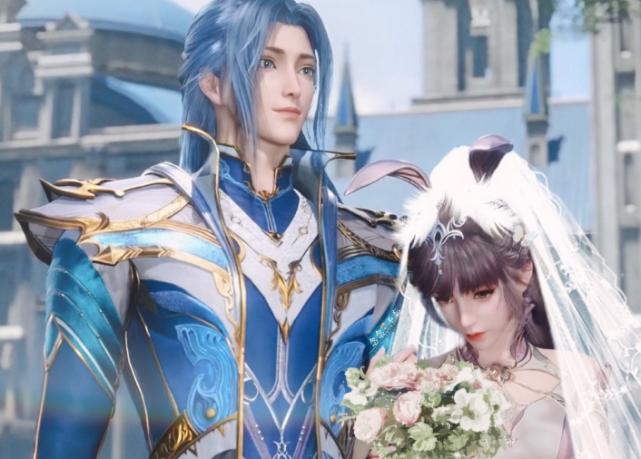 三舞订婚时的图片,斗罗大陆唐三和小舞订婚的照片