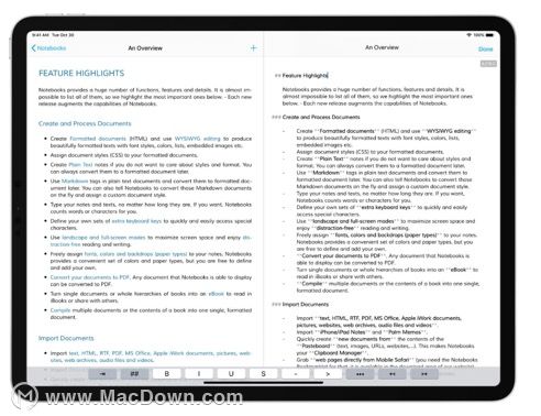 NotebooksforMac,多功能记事本v2.1激活版