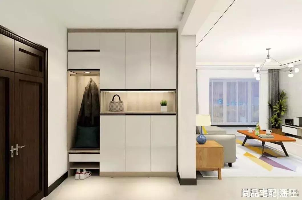 鞋柜不够用鞋柜怎么设计好看,鞋柜款式不要上边柜