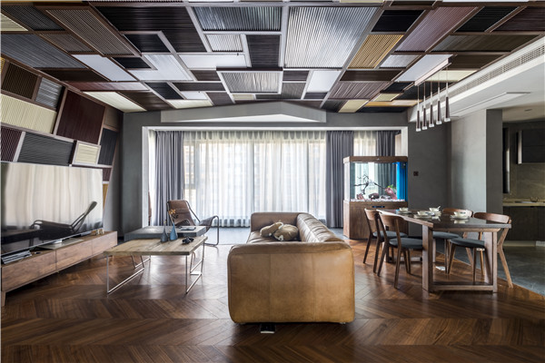 140平米空间设计,现代极简风小户型装修一镜到底