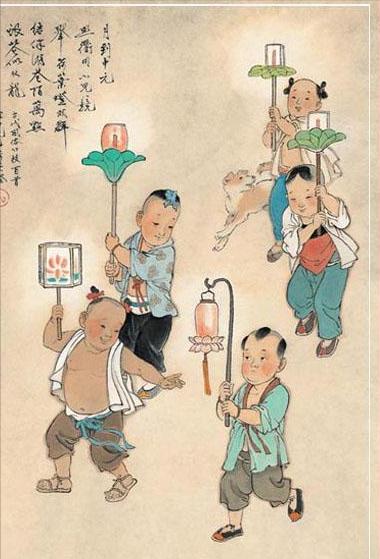 江城子中秋早雨晚晴,江城子元宵节