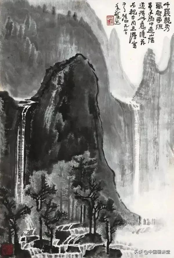 李可染大师解读山水画的技巧,山水画意境李可染讲解视频