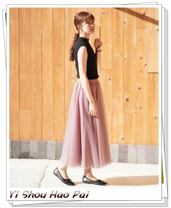 女生网纱裙穿搭技巧,夏天半身网纱裙的穿搭方法