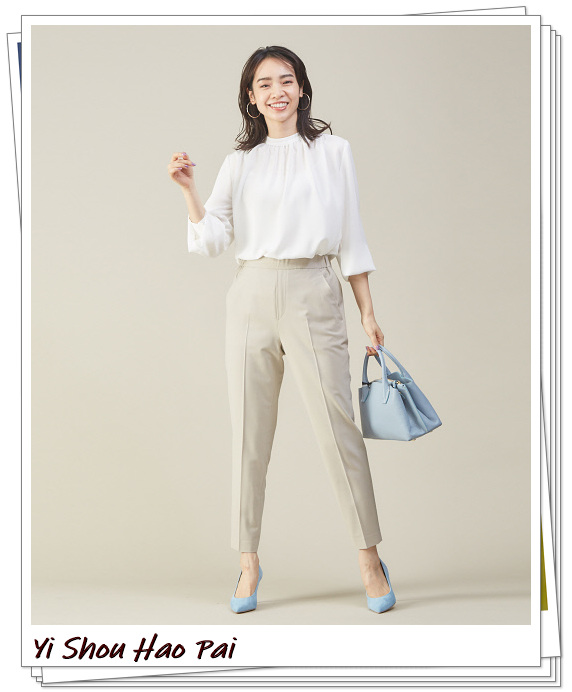小脚裤穿搭秋季显瘦,2022最流行的秋冬小脚裤搭配