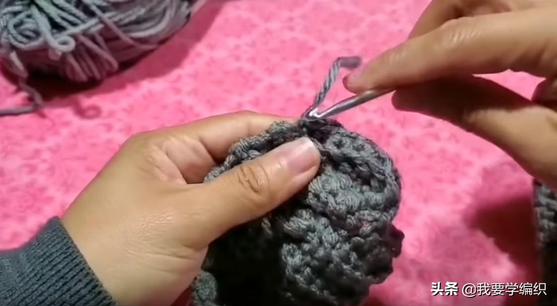 女生发带编辫子教程,女士中长发用发带编头发教程