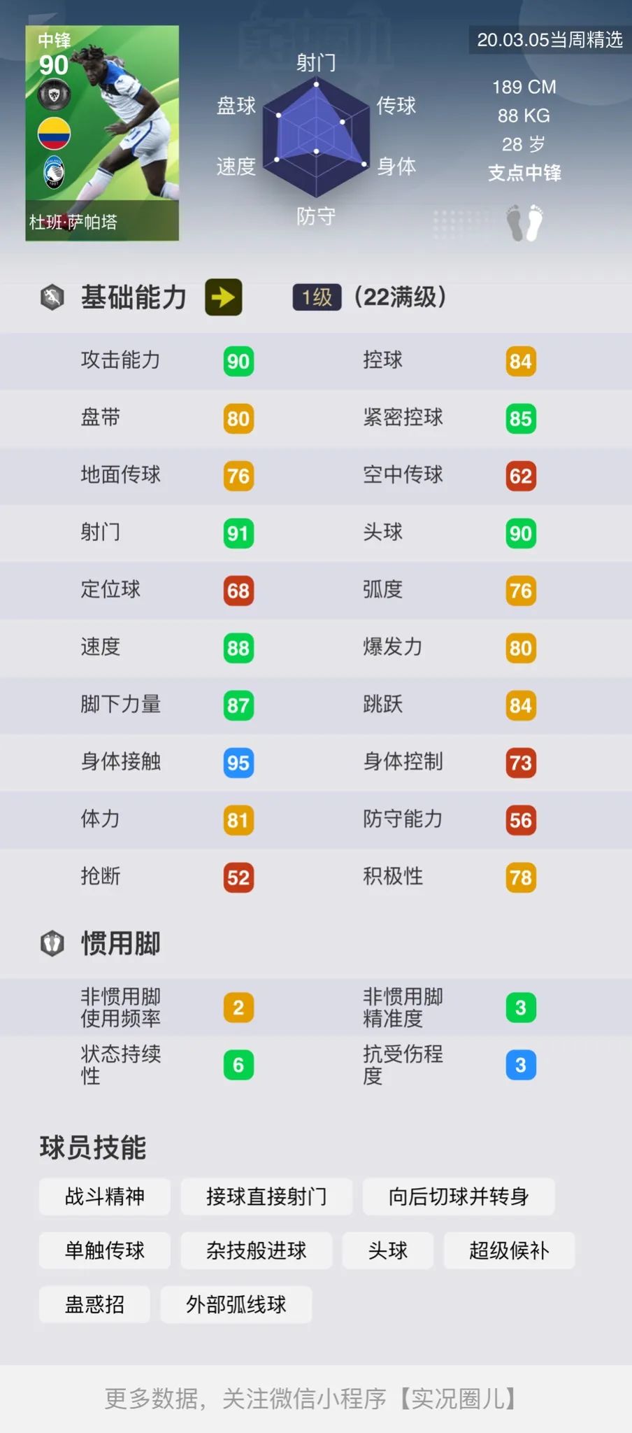 「重磅」标志性时刻新卡!新传奇DLC5.0详情,周精选球员简评