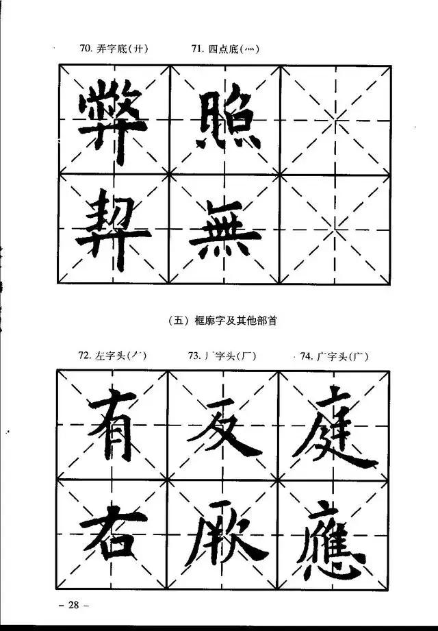 柳体楷书字帖入门,楷书初学入门字帖图片