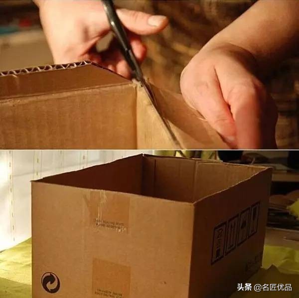 手工房屋纸箱制作全过程,纸箱手工制作屋子大全