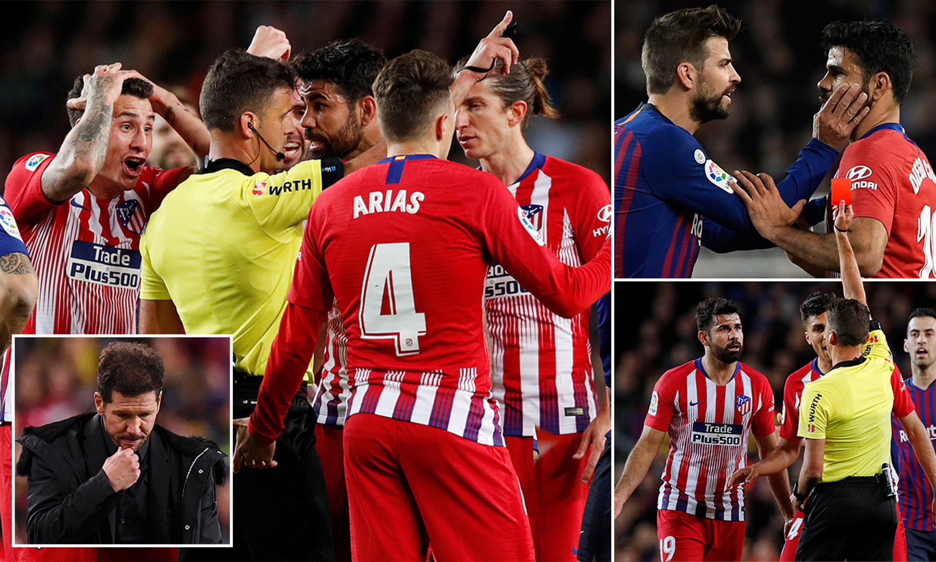 裁判已成弱势群体？从科斯塔对阵巴萨的红牌看足球裁判的*力暴**困局