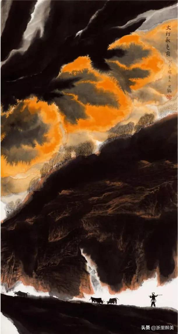 他师从李可染，一生专注画太行山：用一滴墨画出中国极致山水之美