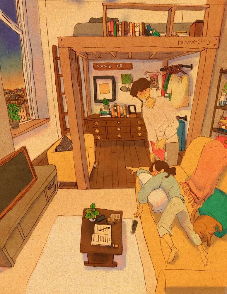 这些画也太甜了吧!!!看完只想谈!恋!爱