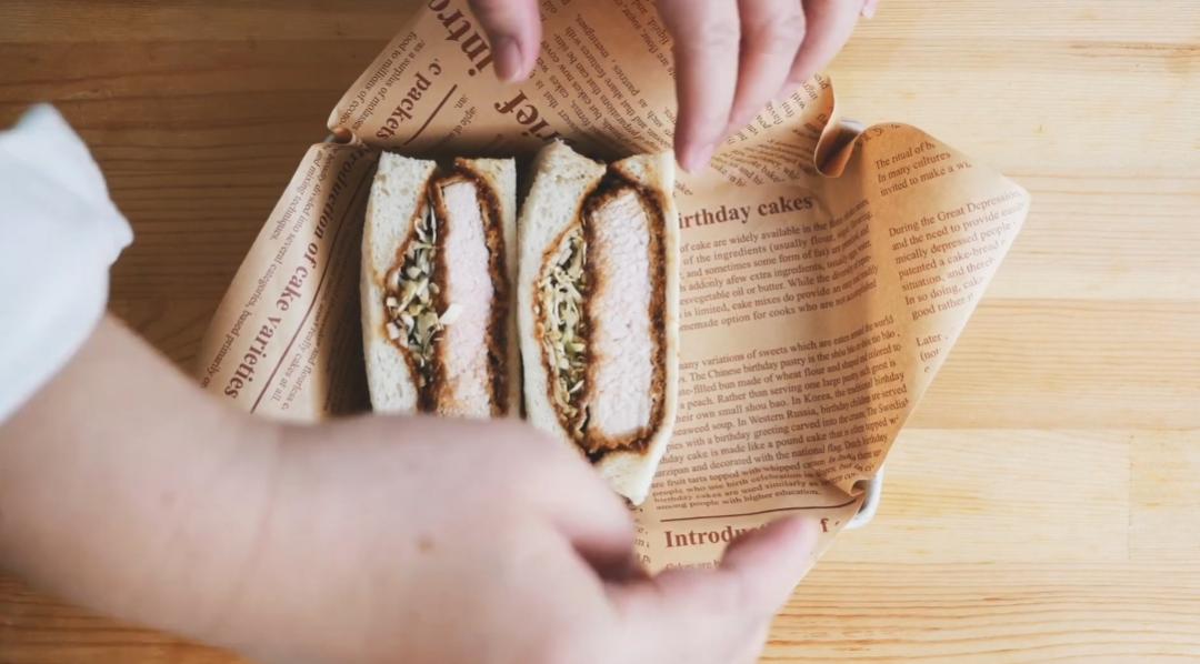 日式炸猪排的家常做法,两款超满足的炸猪排三明治