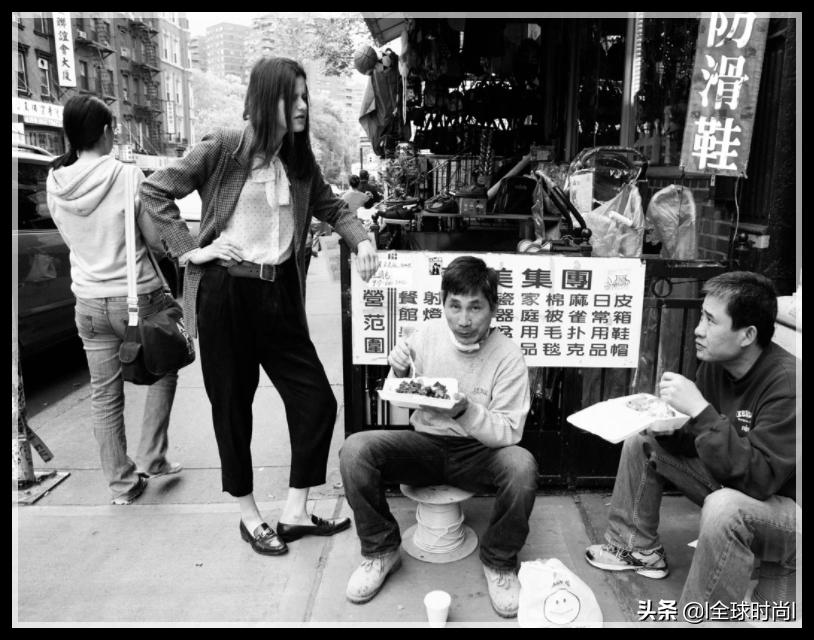 │全球时尚│唐人街的黑白影像记录她的美——超模TatiCotliar