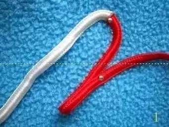 弹力绳穿珠子收尾打结方法,手串绳隔珠结的打结方法