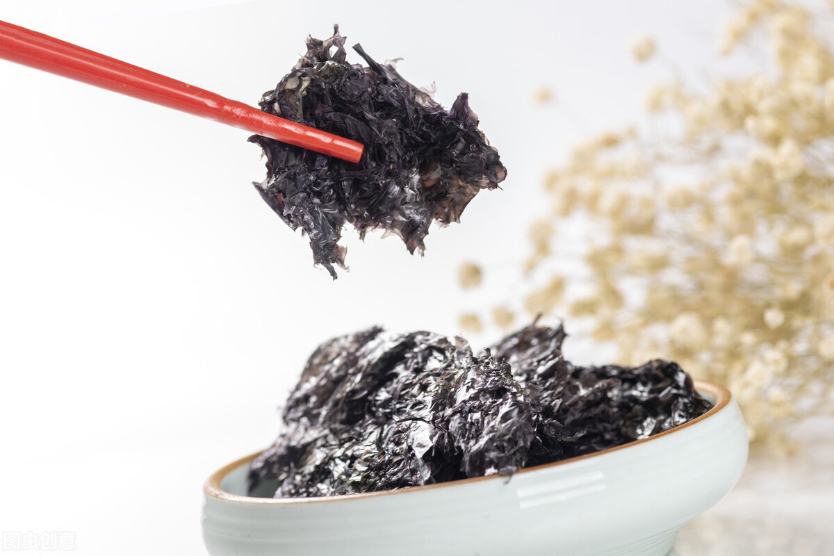 买紫菜真假鉴定小窍门,火烧紫菜真假辨别方法