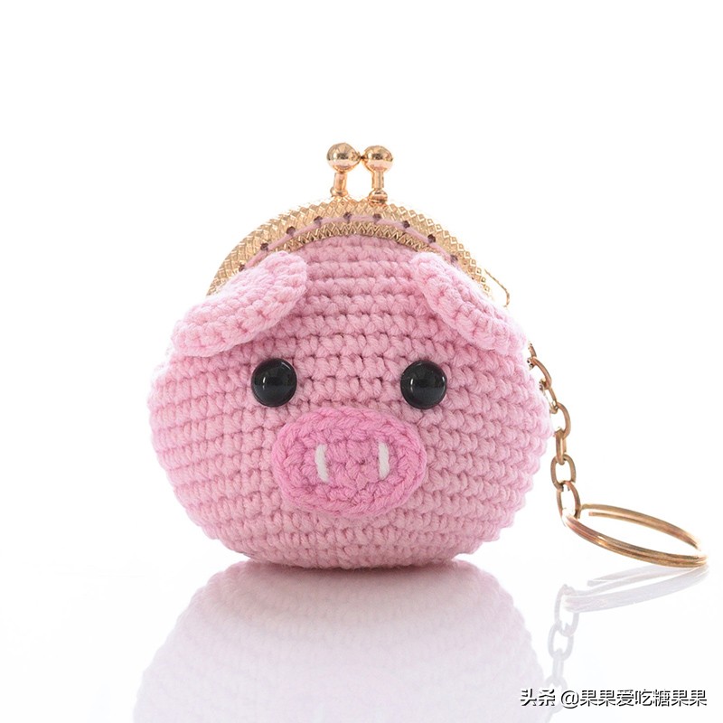 让人爱不释手的手工编织零钱包，迷你卡通造型口金包，附图解教程