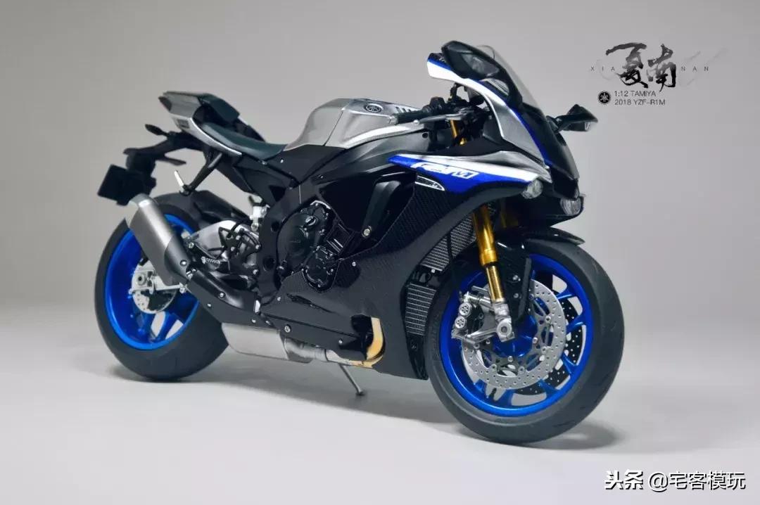 模型制作范例：田宫1:12雅马哈YZF-R1M,14133制作过程