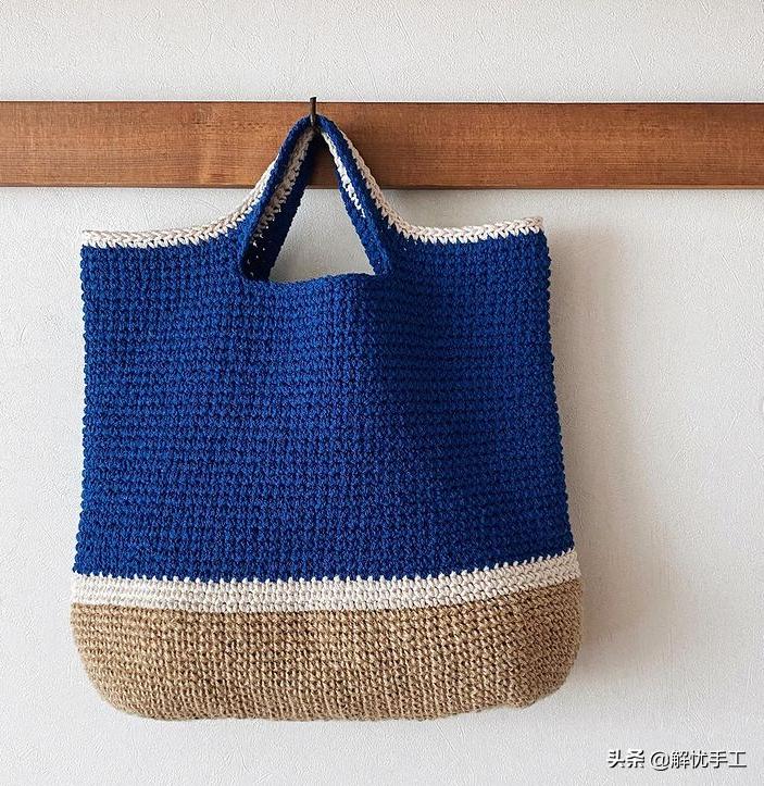 简单漂亮的小包包钩针教程,韩国钩针钩桌布花样教程