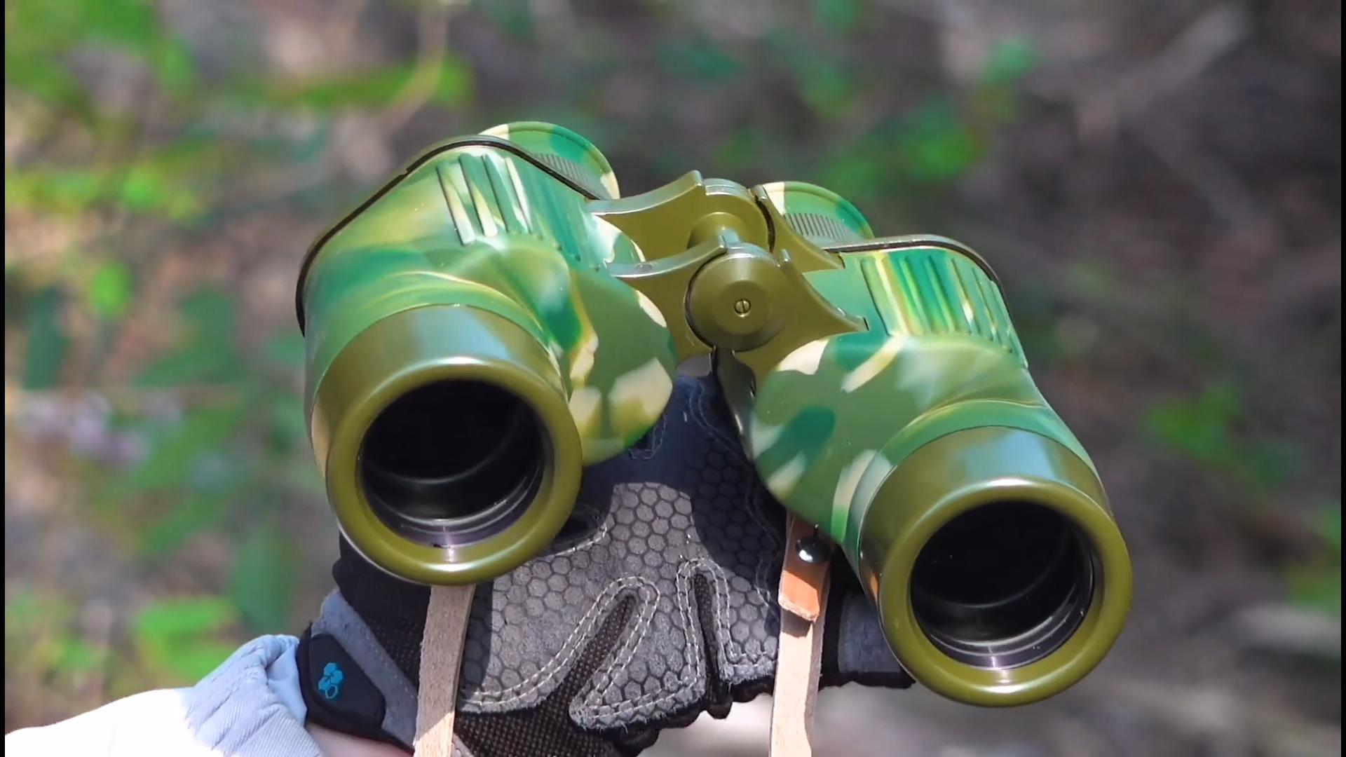 开箱88式军用望远镜,开箱真实军用10倍瞄准镜