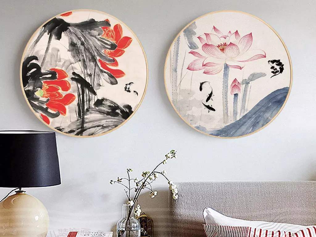 客厅背景墙挂画如何选择攻略推荐,客厅背景墙挂画技巧