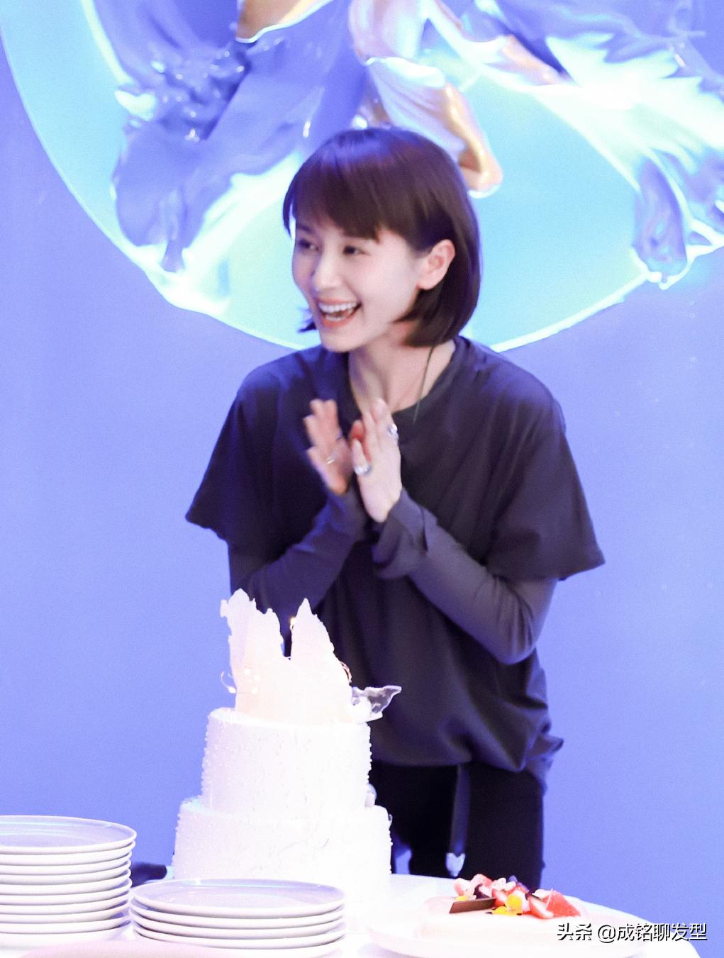 王子文欢乐颂里短发叫什么,王子文出席活动短发图片