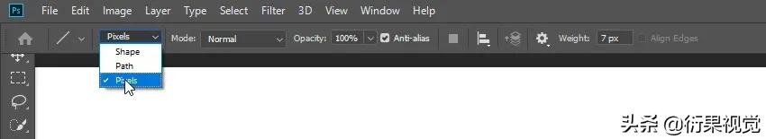 PS软件怎么绘制平面图,ps软件教程线条绘制技巧