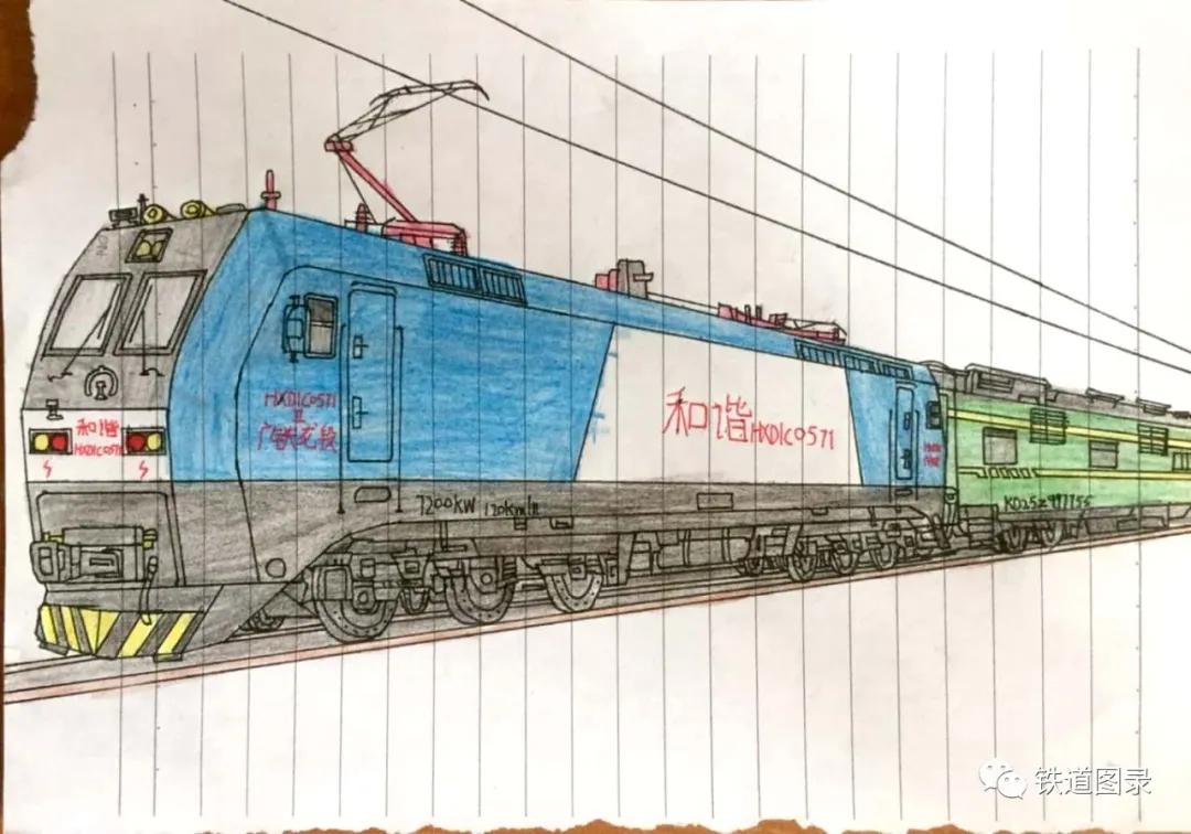 铁路人文:手绘火车