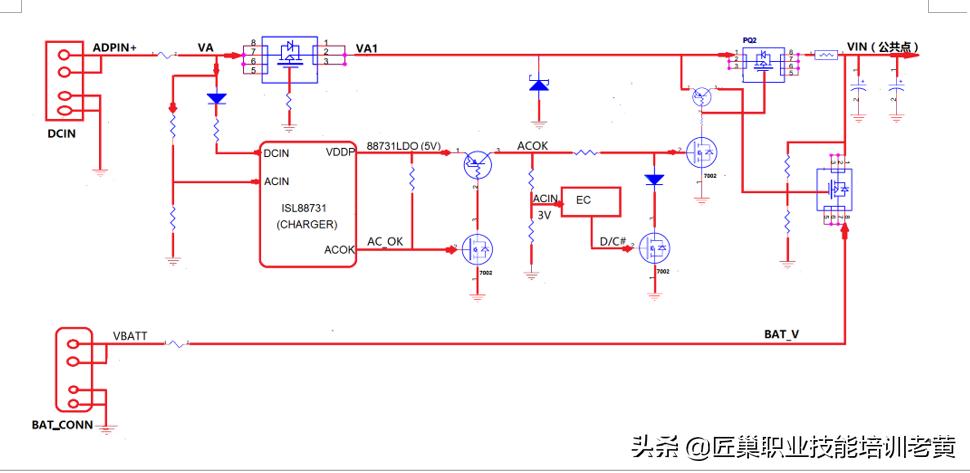 笔记本电脑隔离保护电路图,隔离保护电路维修方法