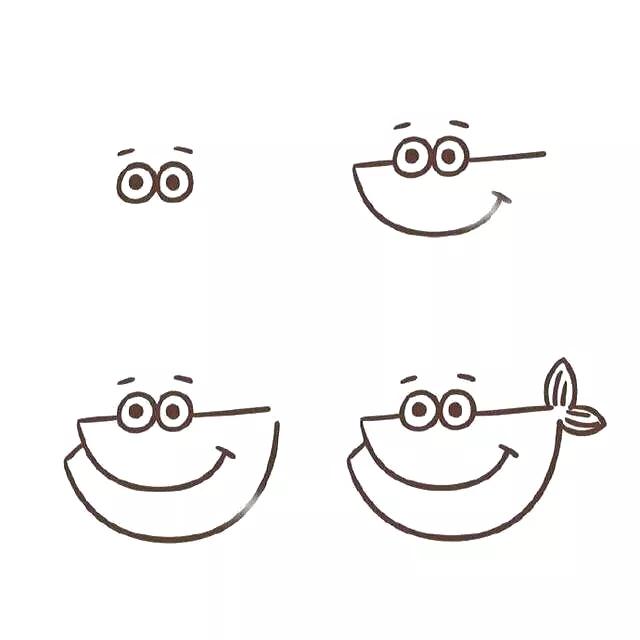 小鱼怎么画简笔画又好看,小鱼简笔画简单又好看幼儿园