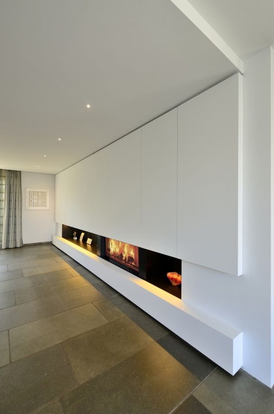 也要给家里装个壁炉！取代电视墙又能冬日围坐取暖，提升家居质感