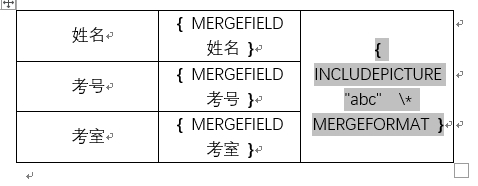 邮件合并制作带照片的准考证,word邮件合并批量制作准考证