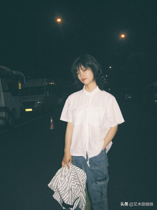 日系女星沈月写真图片,日系少女沈月穿搭