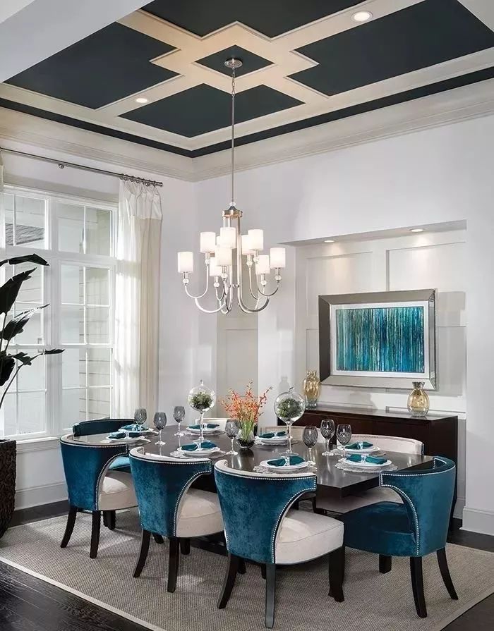 别墅客厅窗帘最新款式效果图,2020别墅窗帘