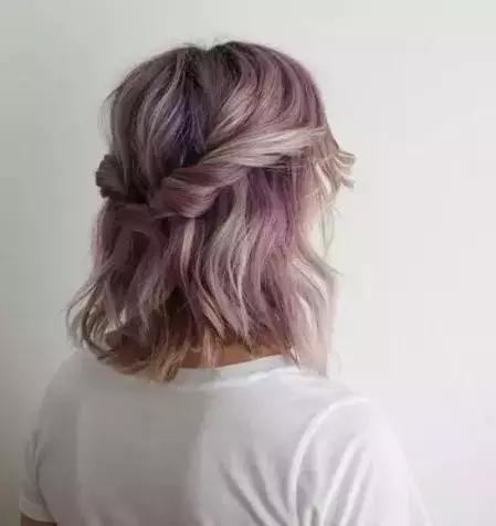 短发编发简单款好看教程图片,短发编发简单款好看步骤