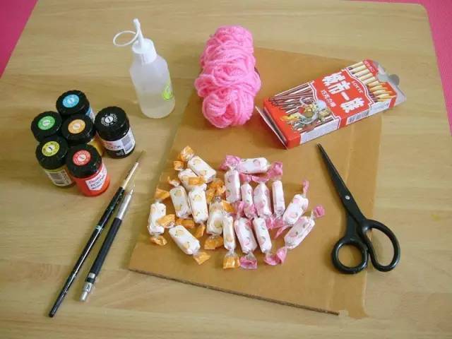 元旦节手工纸灯笼鞭炮,元旦手工立体鞭炮